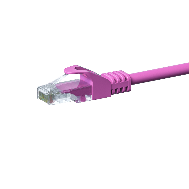 CAT5e UTP 0,25m pink - CCA