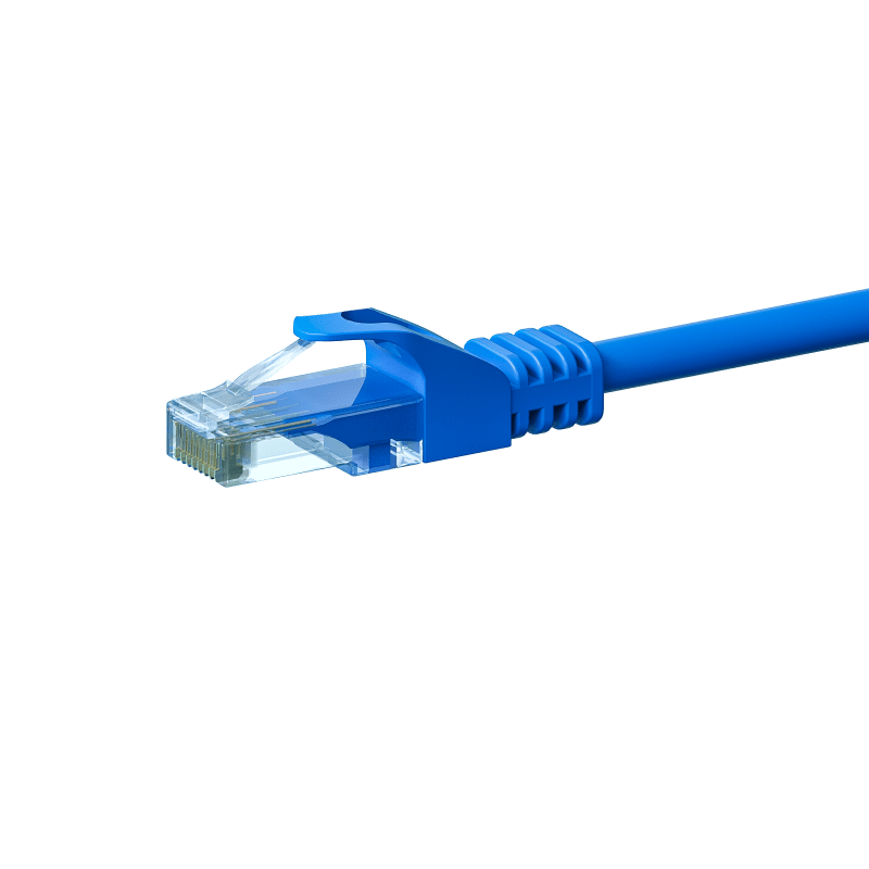 CAT6 UTP 0,25m blue - CCA