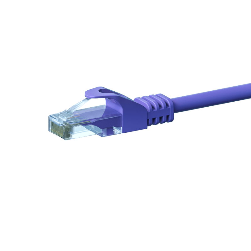 CAT6 UTP 0,50m purple - CCA