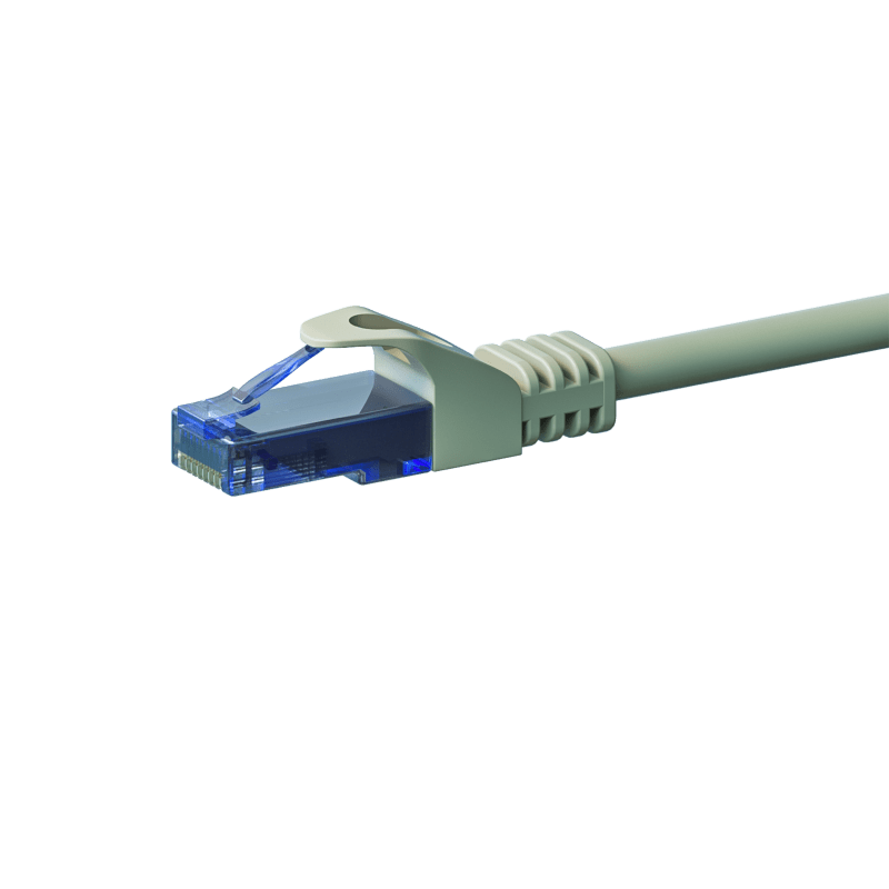 UTP CAT6a 0,15m grey - 100% copper