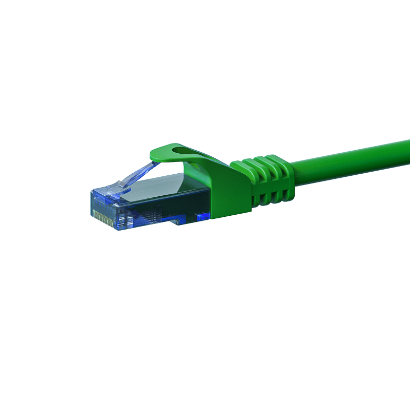 UTP CAT6a 0,25m green - 100% copper