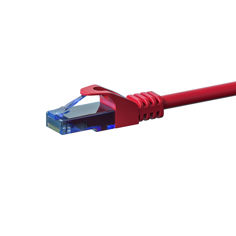 UTP CAT6a 0,25m red - 100% copper