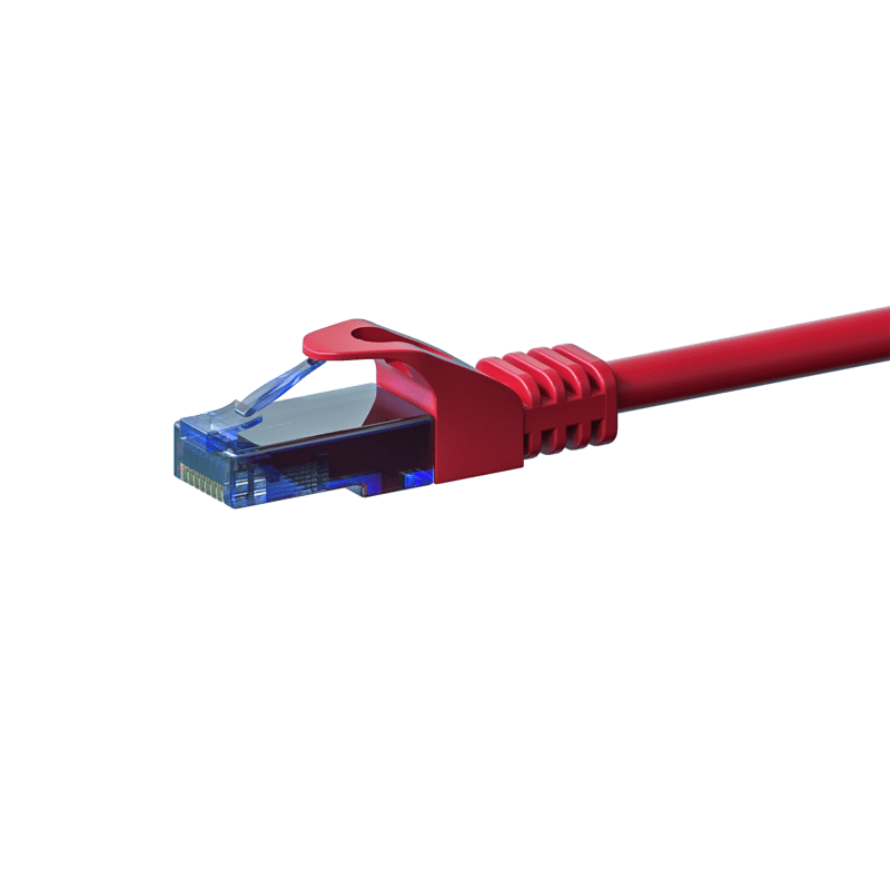 UTP CAT6a 0,15m red - 100% copper