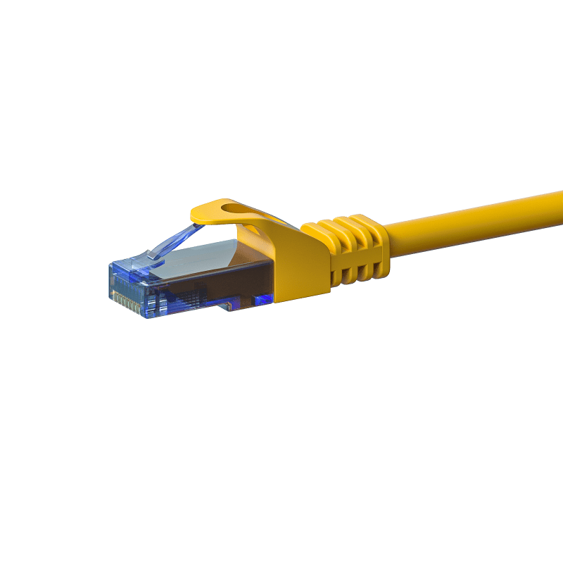 UTP CAT6a 0,50m yellow - 100% copper