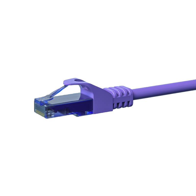 UTP CAT6a 2m purple - 100% copper