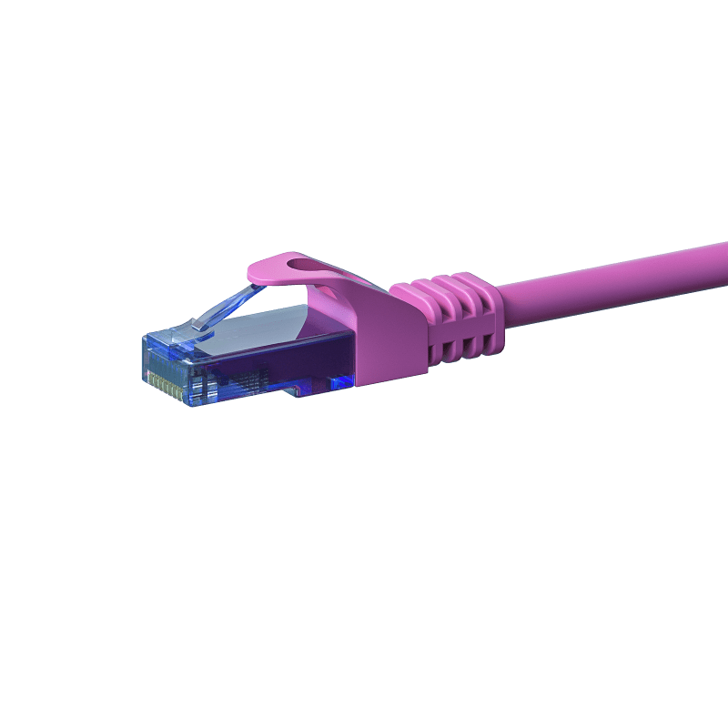 UTP CAT6a 0,50m pink - 100% copper