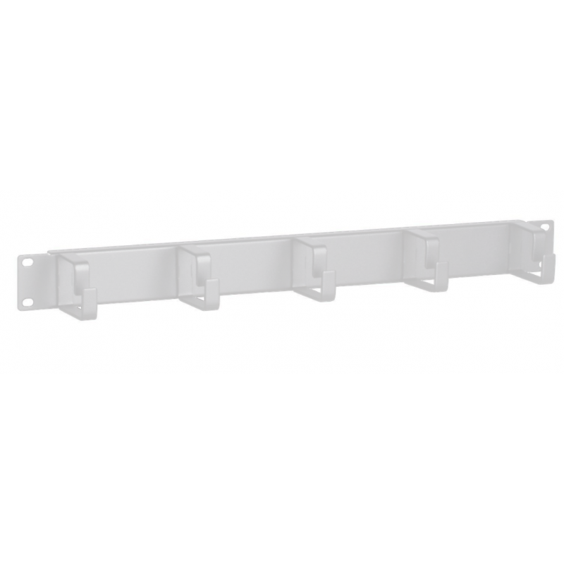 1U 19 inch metal cable tray - white