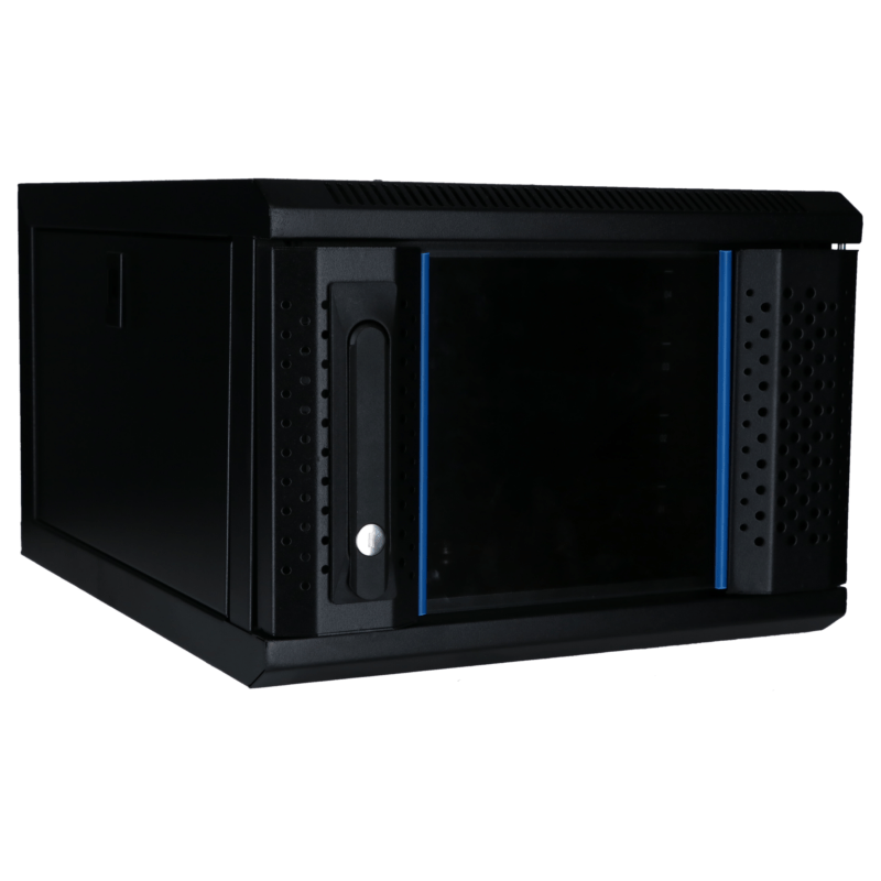 10 inch 4U server rack with glass door 370x450x264mm (WxDxH)