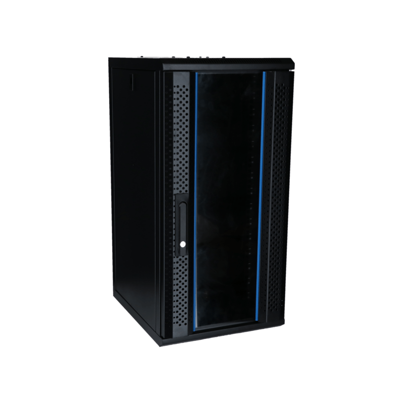 10 inch 15U server rack with glass door 370x450x752mm (WxDxH)