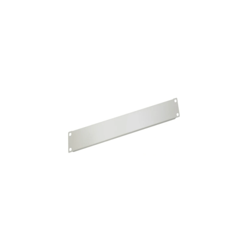 19 inch cover panel - 2U white
