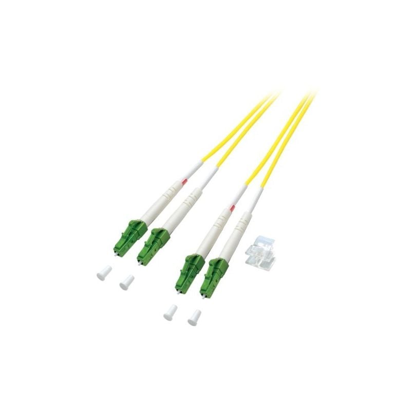 OS2 duplex fibre optic cable LC/APC-LC/APC 10m