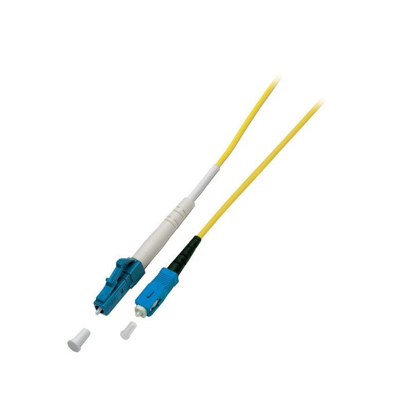 OS2 simplex fibre optic cable LC-SC 2m