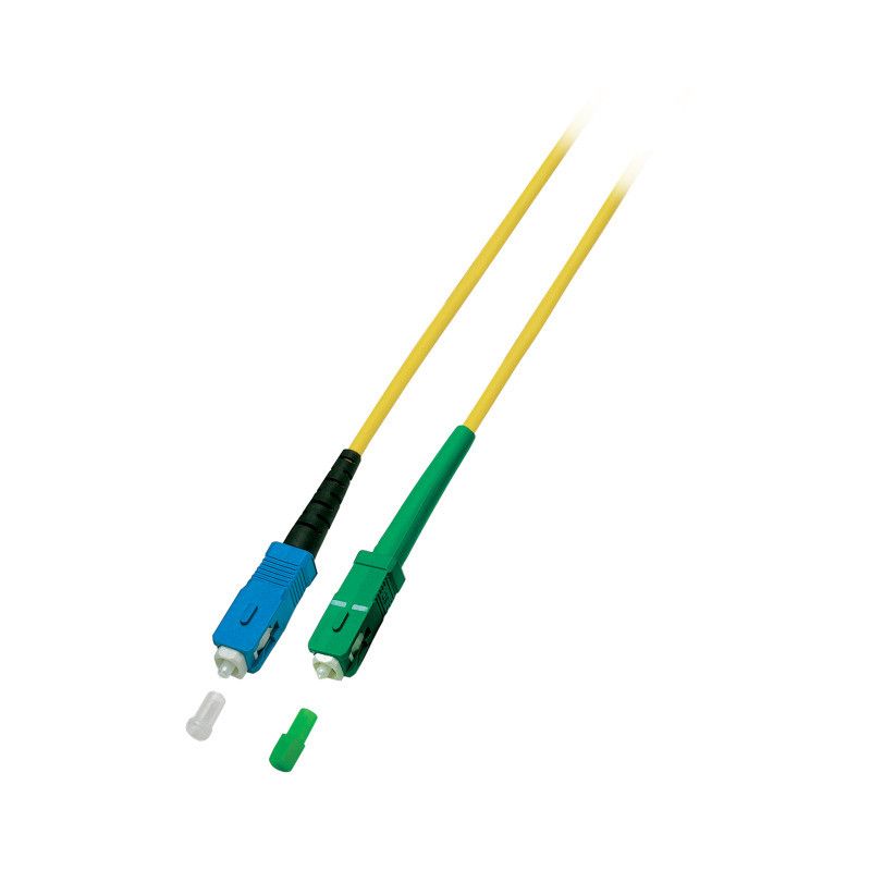 OS2 simplex fibre optic cable SC/APC-SC 7m