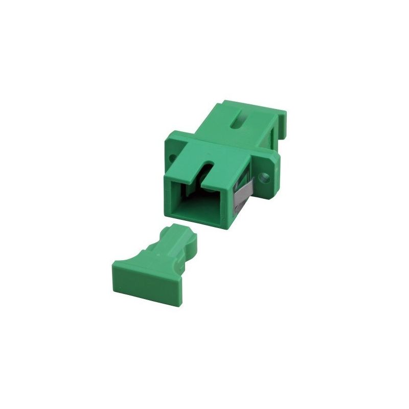Singlemode coupler SC-SC simplex green