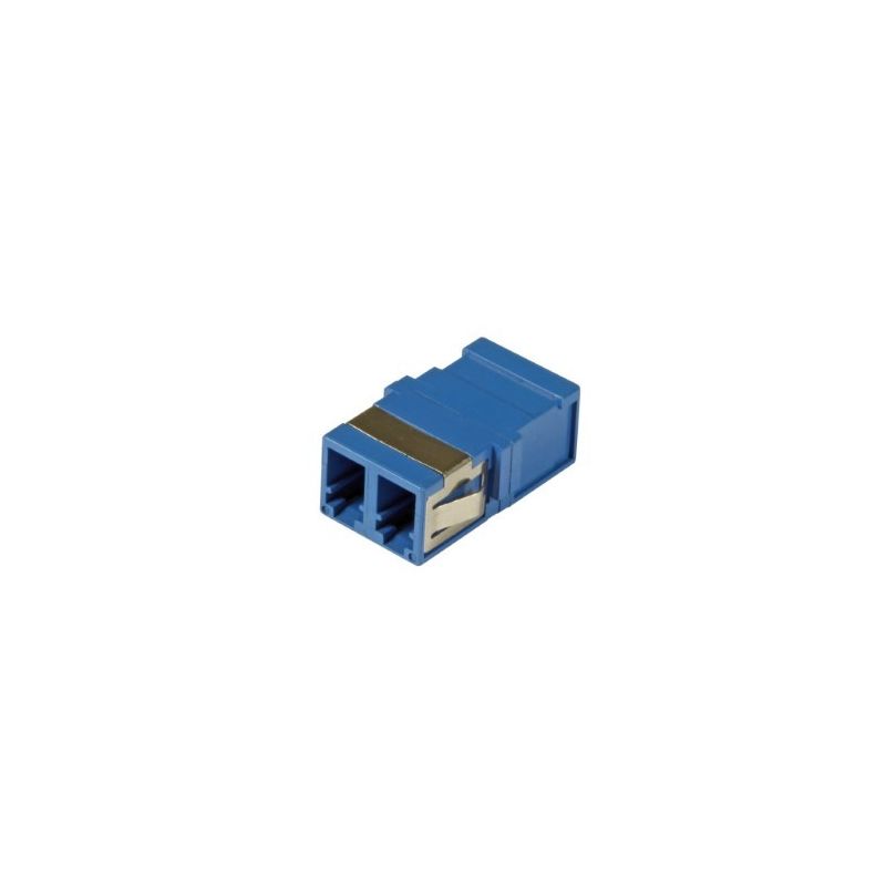 Singlemode keystone coupling LC-LC duplex blue