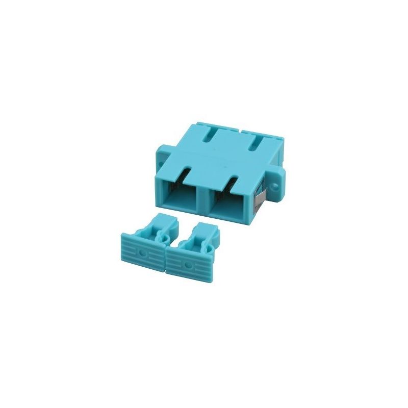 Multimode coupler SC-SC duplex turquoise