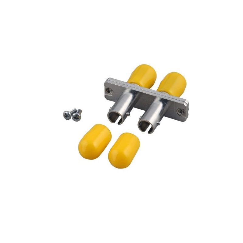 Multimode coupler ST-ST duplex with metal casing