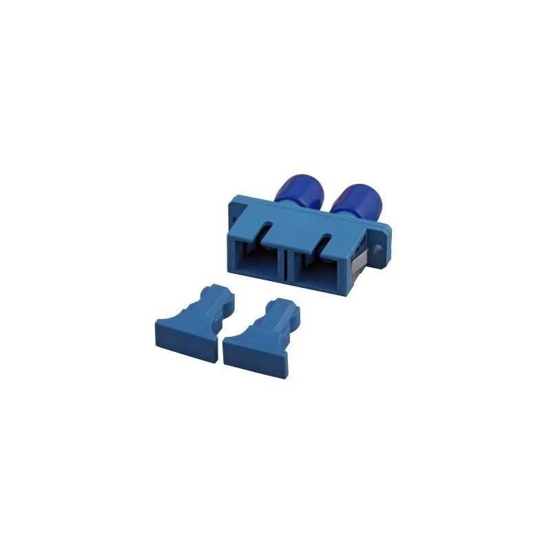 Singlemode coupler SC-ST duplex blue