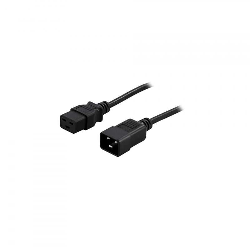 Power cable C19 to C20 1,80m black