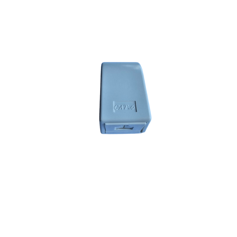 CAT6 UTP 1 port surface mount box, ivory