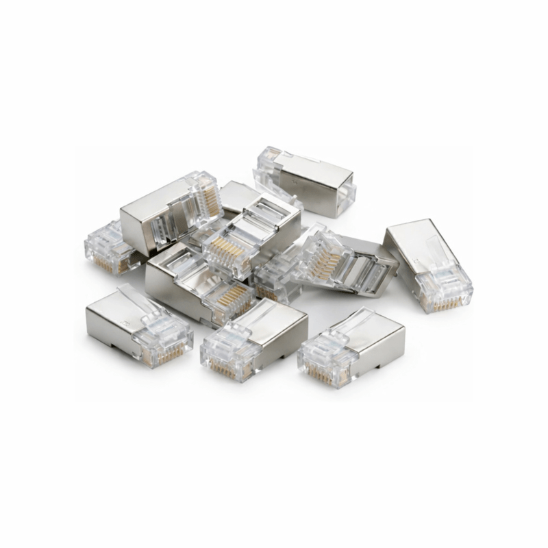 DANICOM FTP RJ45 CAT6 connector -shielded for stranded cable - 10 pieces