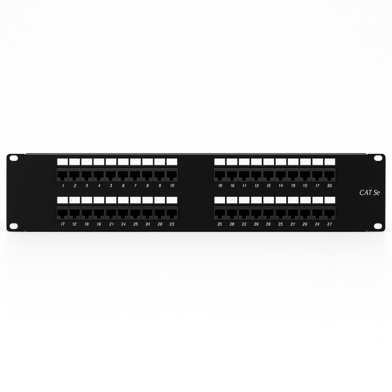 19 Inch Patch Panel – 32 Ports Cat5e UTP