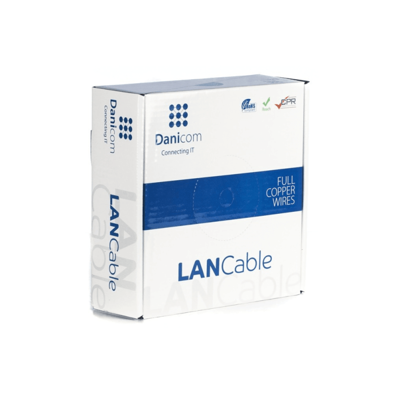 DANICOM CAT5E UTP 100m on a reel solid - LSZH (Eca)