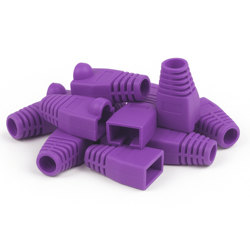 DANICOM RJ45 Cable Boot Purple -10 pieces