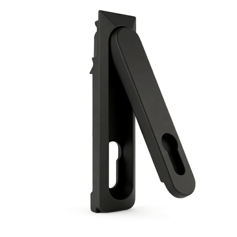 Euro Cylinder door lock for server cabinets - Perforated split doors