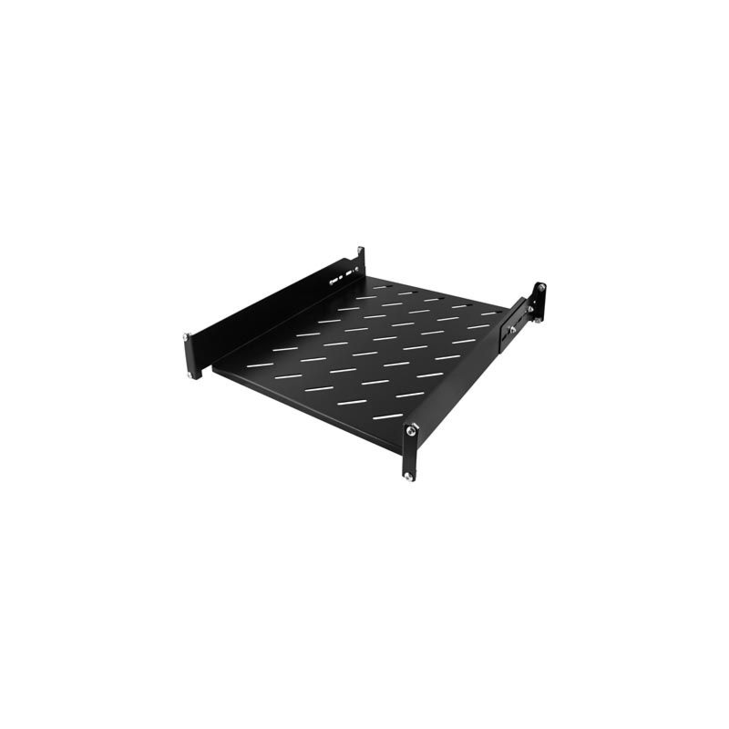 2U adjustable shelf, 19-inch, 550–680 mm depth