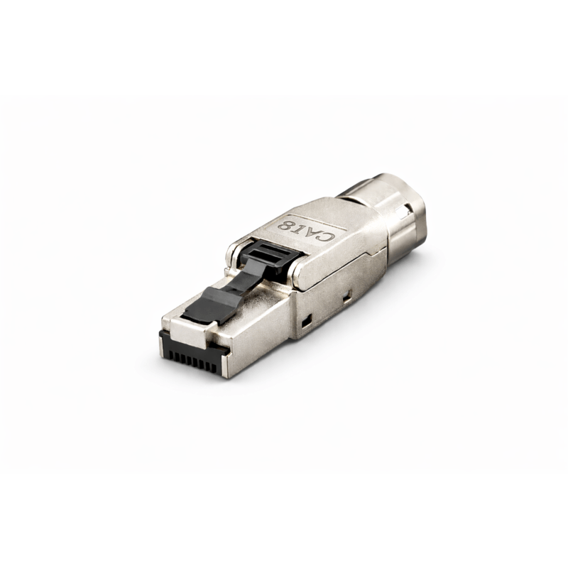 DANICOM S/FTP PiMF CAT8 Toolless RJ45 Connector - for solid cable