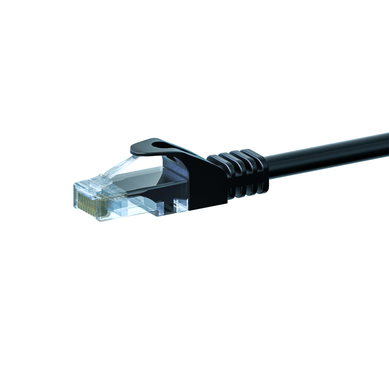 UTP CAT5e 2m black - 100% copper