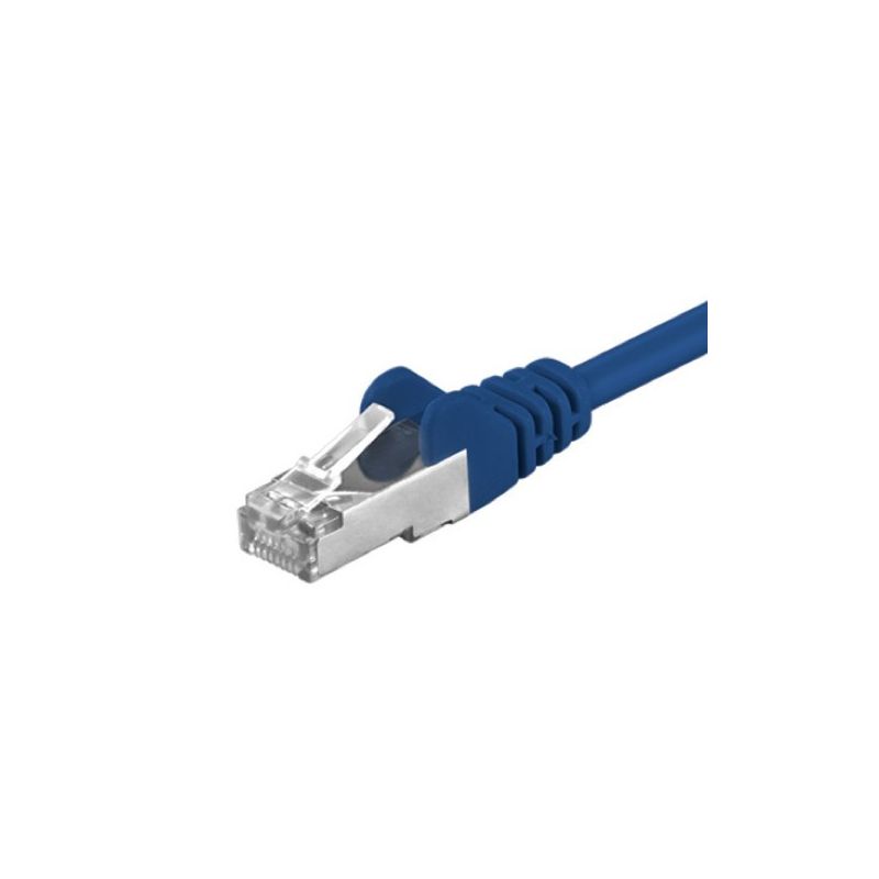 CAT5e FTP 0,25m blue