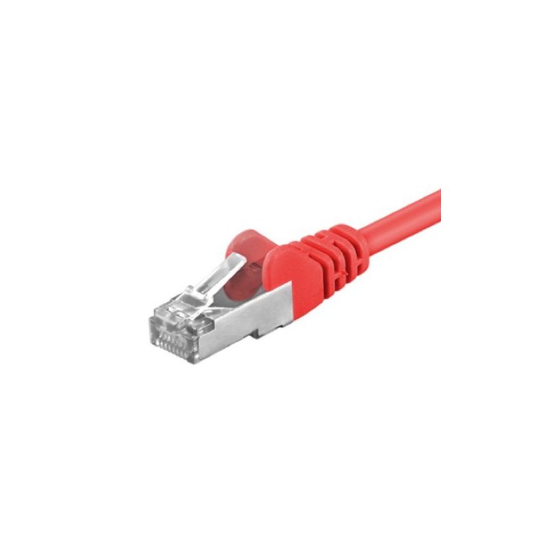 CAT5e FTP 0,25m red