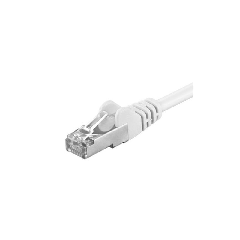 CAT5e FTP 0,25m white