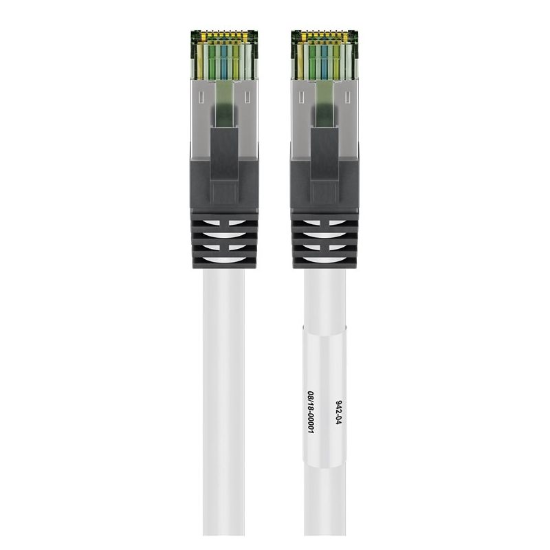 Cat8 S/FTP (PIMF) 0,25m white