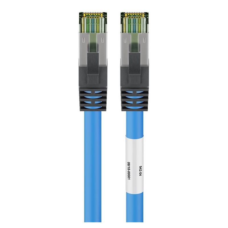 Cat8 S/FTP (PIMF) 0,50m blue