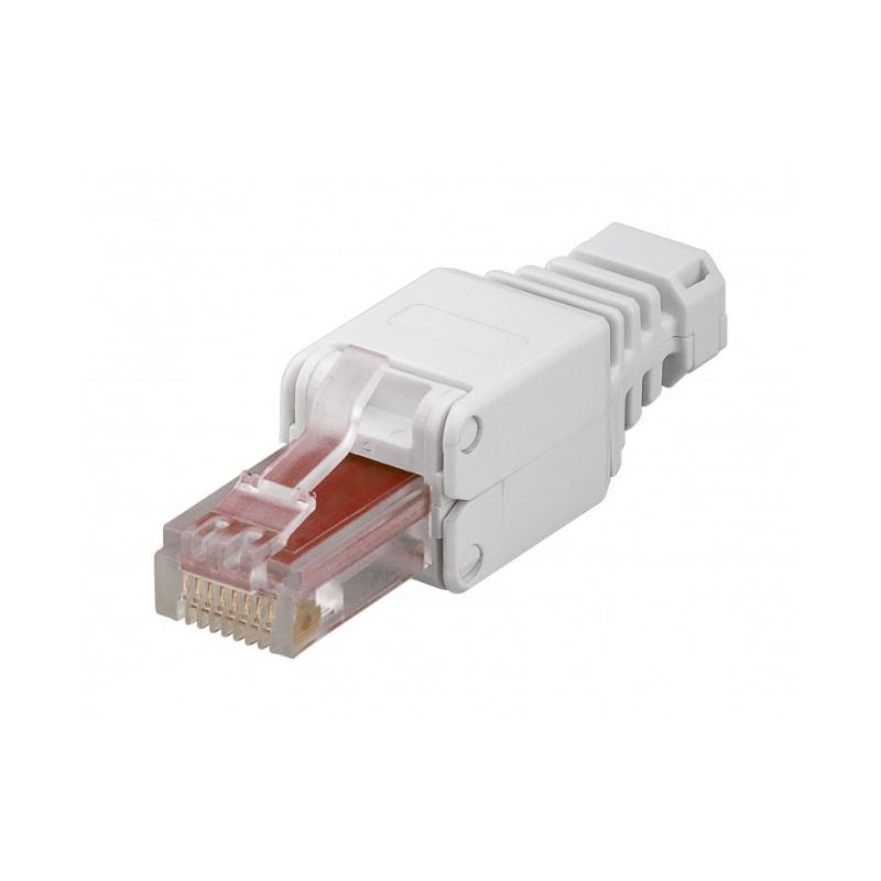 UTP CAT6 toolless RJ45 connector - for solid and stranded core