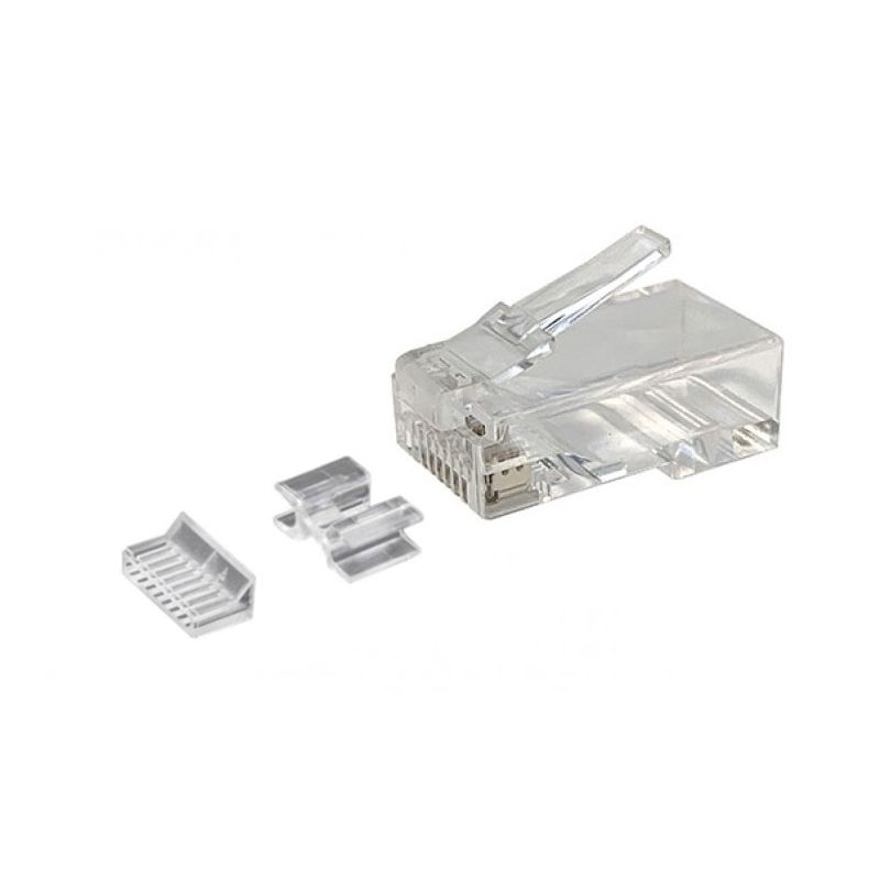 Buy CAT6a connector RJ45 unshielded - for stranded cable?