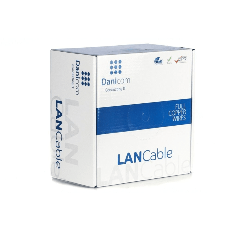 DANICOM CAT7 S/FTP 100m on a reel solid - LSZH (Dca)
