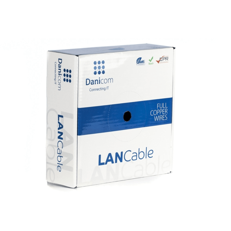 DANICOM CAT6 FTP 50m on a reel solid - LSZH (Dca)