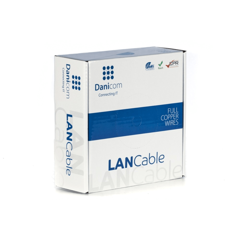 DANICOM CAT6 UTP 50m on a reel solid - LSZH (Dca)