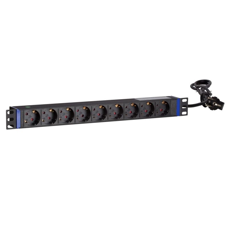 19 inch 9-way power strip