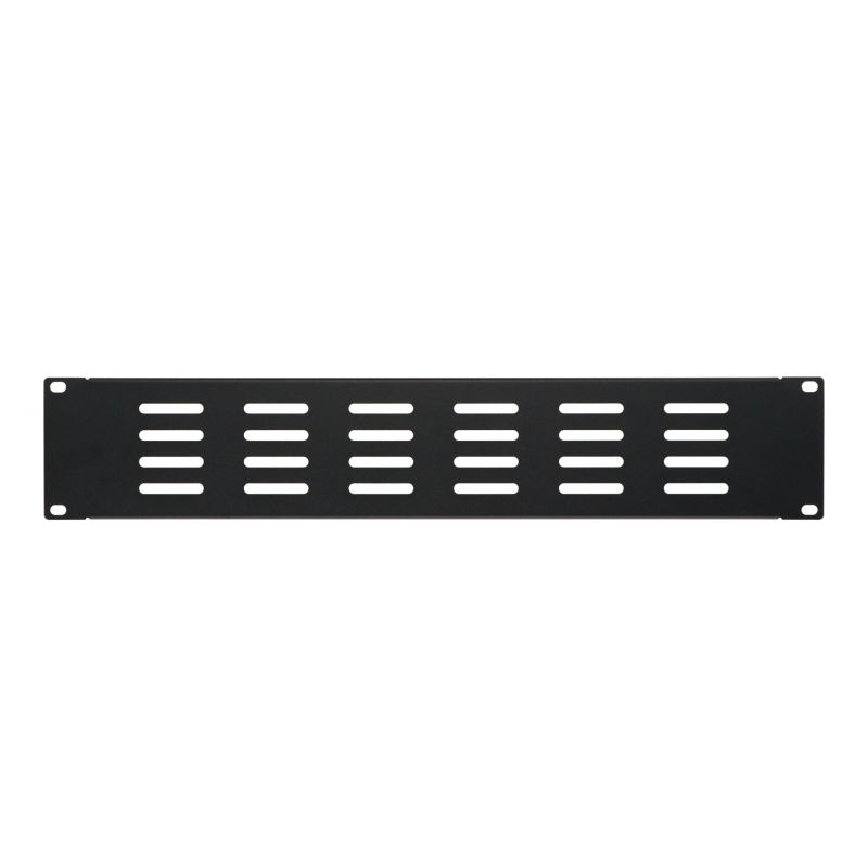 19 inch perforated cover panel - 2U 