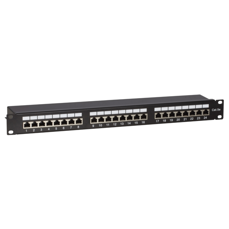 CAT5e FTP patch panel - 24 ports