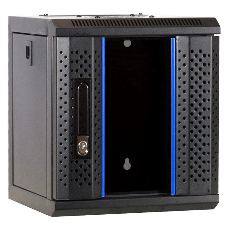 10 inch 6U server rack with glass door 370X450X370mm (WxDxH)