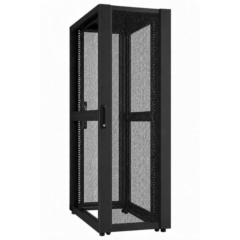 42U Datacenter server rack with perforated door 600x1000x2000mm (WxDxH)