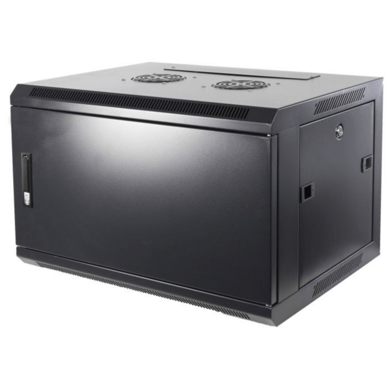 4U wall mount server rack with metal door 600x450x280mm (WxDxH)