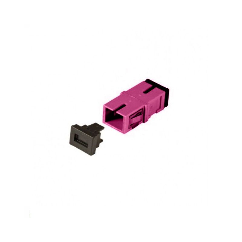 Multimode keystone coupling SC-SC simplex purple
