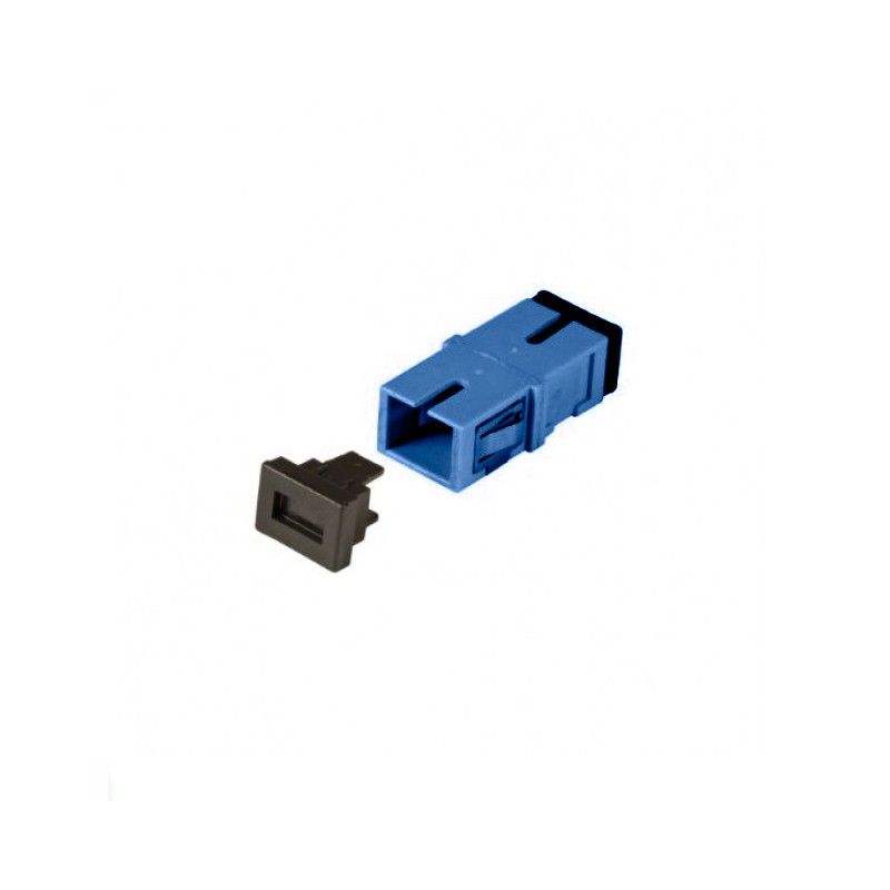 Singlemode keystone coupling SC-SC simplex blue